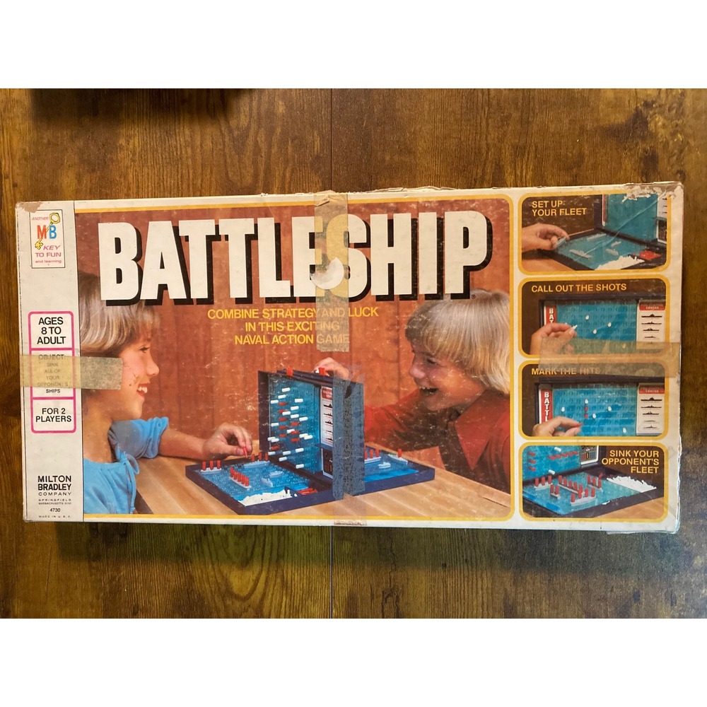 Vintage Milton Bradley Battleship Naval Action Game 1978 Retro‎ 70s Combat Game